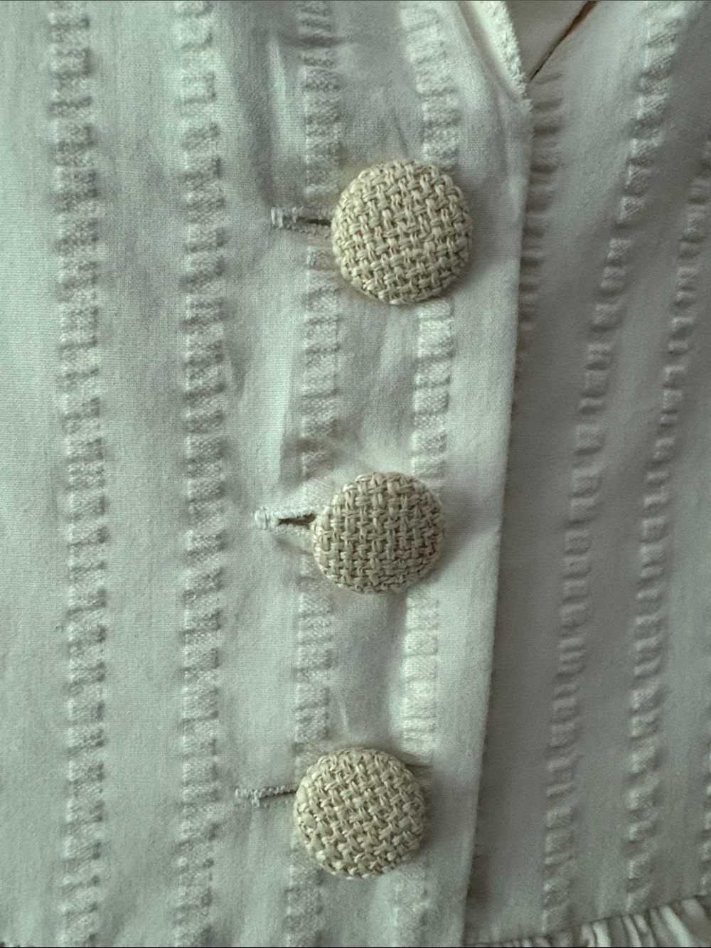Tuckernuck Adelaide cream-white “seersucker” Dress - Picture 5 of 5